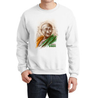 Mahatma Gandhi Jayanti Scribble Art Crewneck Sweatshirt | Artistshot