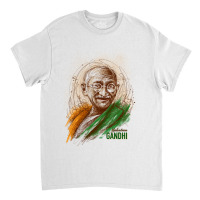 Mahatma Gandhi Jayanti Scribble Art Classic T-shirt | Artistshot