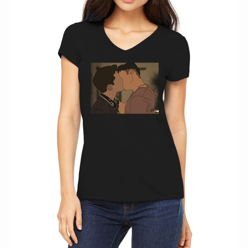 Character Animated Tarlos Man For Men Women Women's V-Neck T-Shirt by ArtistElaine | Artistshot