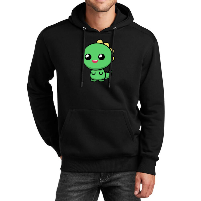 Dinosaur Cute T Rex Roar Cartoon Drawing Image Gifts Unisex Hoodie | Artistshot