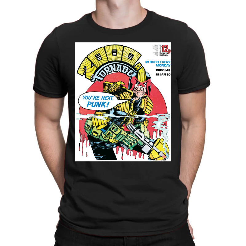 Judge Dredd Dredd Police Mega City Mega City Mega City One Cover Punk  T-shirt | Artistshot