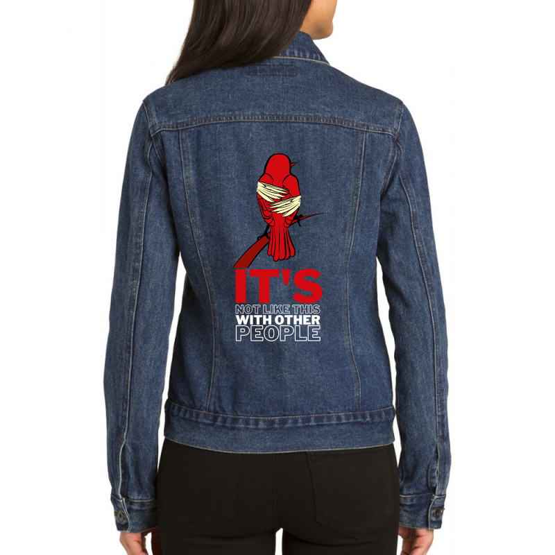 Funny Man Punk Jane For Men Women Ladies Denim Jacket by ArtistDonte | Artistshot