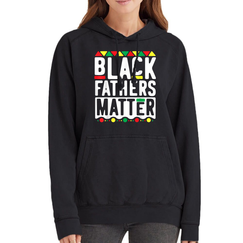 Black Fathers Matter  For Men Dad History Month Characters Video Game Vintage Hoodie by TyrellDesign | Artistshot