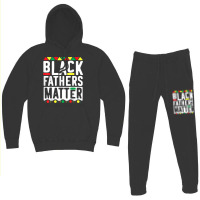 Black Fathers Matter  For Men Dad History Month Characters Video Game Hoodie & Jogger Set | Artistshot