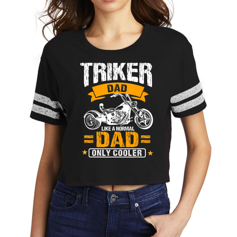 Cool Triker Dad Tricycle Father Scorecard Crop Tee by Jerhogen528 | Artistshot