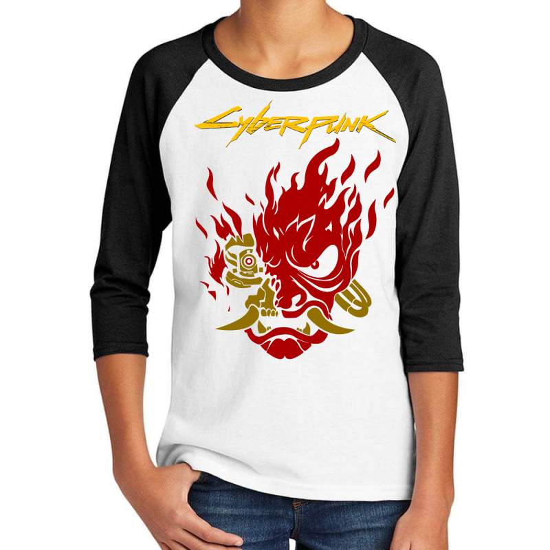 Cyberpunk 2077   Samurai Demon Youth 3/4 Sleeve | Artistshot