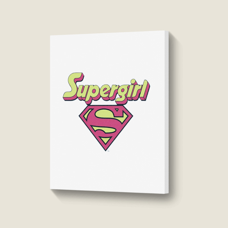 Dc, I'm A Supergirl, Portrait Canvas Print | Artistshot