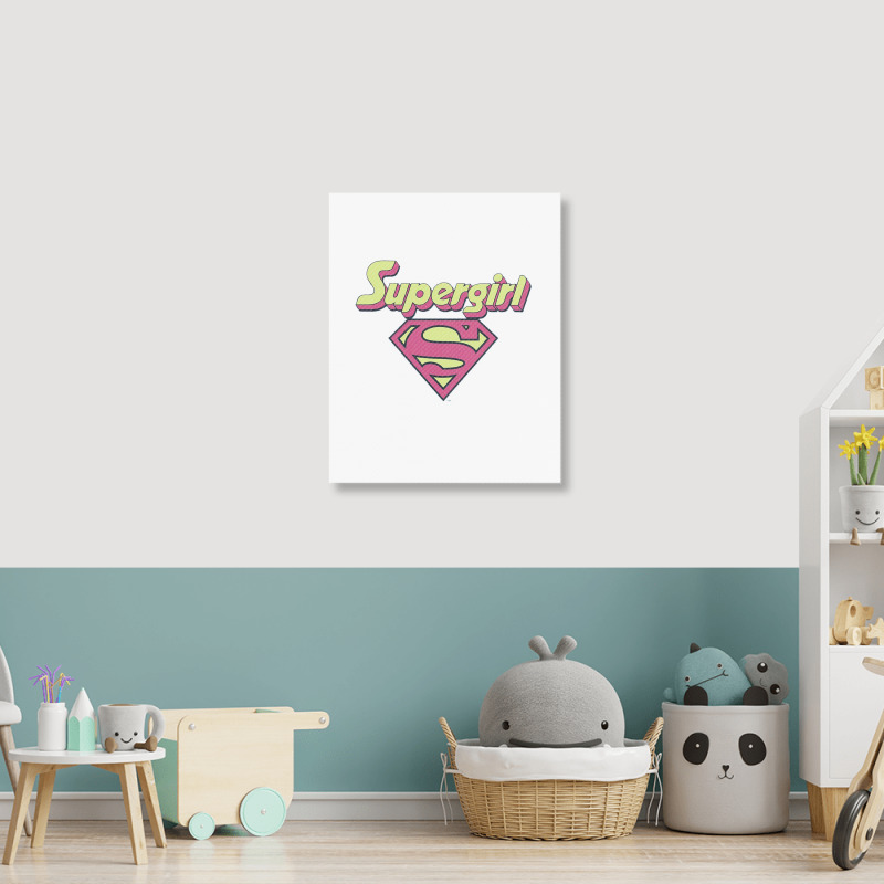 Dc, I'm A Supergirl, Portrait Canvas Print | Artistshot