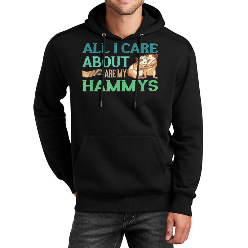 All I Care My Hammys Hamster Glass Cage Unisex Hoodie by AnaMercedesContreras | Artistshot