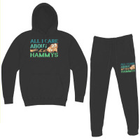 All I Care My Hammys Hamster Glass Cage Hoodie & Jogger Set | Artistshot