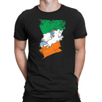 Distressed Irish Flag St Patricks Unicorn Tee T-shirt | Artistshot