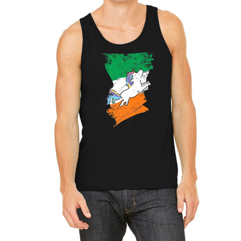 Distressed Irish Flag St Patricks Unicorn Tee Tank Top | Artistshot