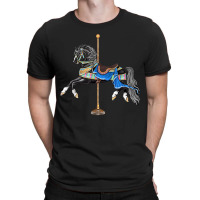 Black Stallion Carousel Horse T-shirt | Artistshot