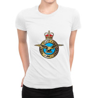 Royal Air Force Per Ardua Ad Astra Insignia Ladies Fitted T-shirt | Artistshot