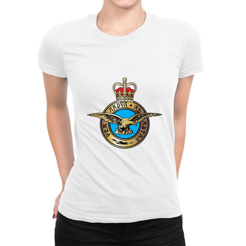 Royal Air Force Per Ardua Ad Astra Insignia Ladies Fitted T-shirt | Artistshot