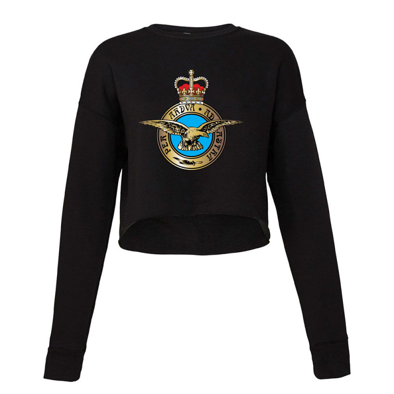 Royal Air Force Per Ardua Ad Astra Insignia Cropped Sweater | Artistshot