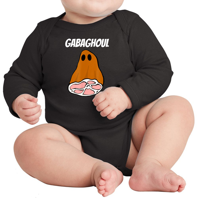 New Jersey Slang Halloween Dry Cured Meat Gabaghoul Gabagool Long Sleeve Baby Bodysuit by Newart | Artistshot