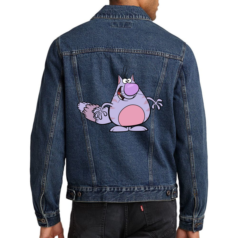 Nature Cat Ronald Character Men Denim Jacket | Artistshot