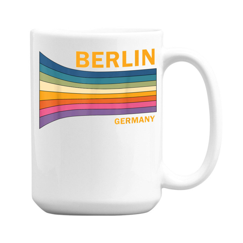 Retro Vintage 70s Berlin Germany 15 Oz Coffee Mug | Artistshot