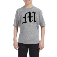 Initial M Youth Tee | Artistshot