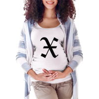 Initial X Maternity Scoop Neck T-shirt | Artistshot