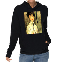 Amedeo Modigliani Woman With Black Cravat Classic Lightweight Hoodie | Artistshot