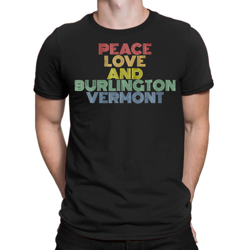 Burlington Vermont Vintage 70s Retro T-shirt | Artistshot