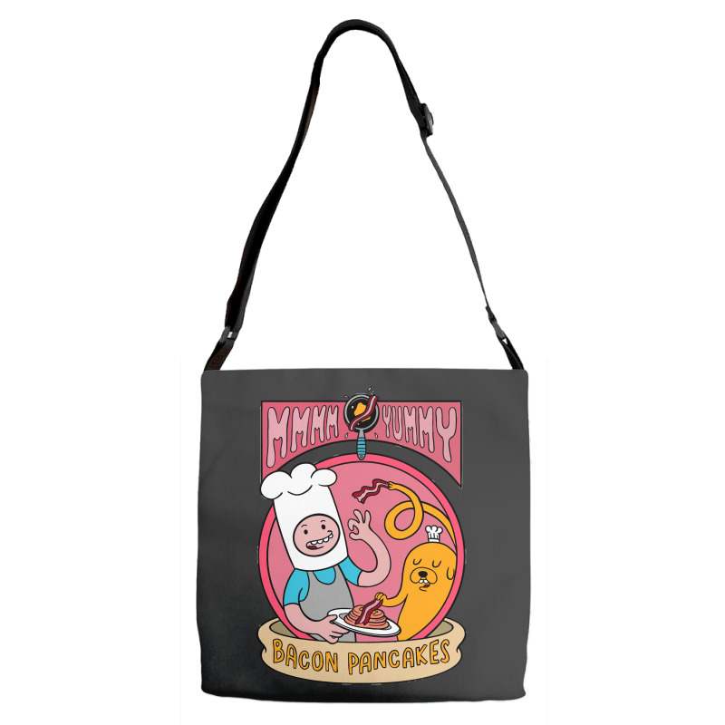 Bacon Pancakes Adjustable Strap Totes | Artistshot