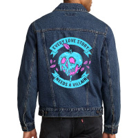 Villains Every Love Story Needs A Villain Valentine's Men Denim Jacket | Artistshot