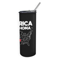 Usa Oklahoma, Usa Oklahoma Vintage, Usa Oklahoma Art, Usa Oklahoma Pai Skinny Tumbler | Artistshot