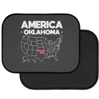 Usa Oklahoma, Usa Oklahoma Vintage, Usa Oklahoma Art, Usa Oklahoma Pai Rear Car Mat | Artistshot