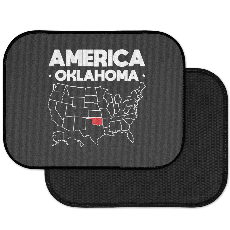 Usa Oklahoma, Usa Oklahoma Vintage, Usa Oklahoma Art, Usa Oklahoma Pai Rear Car Mat | Artistshot