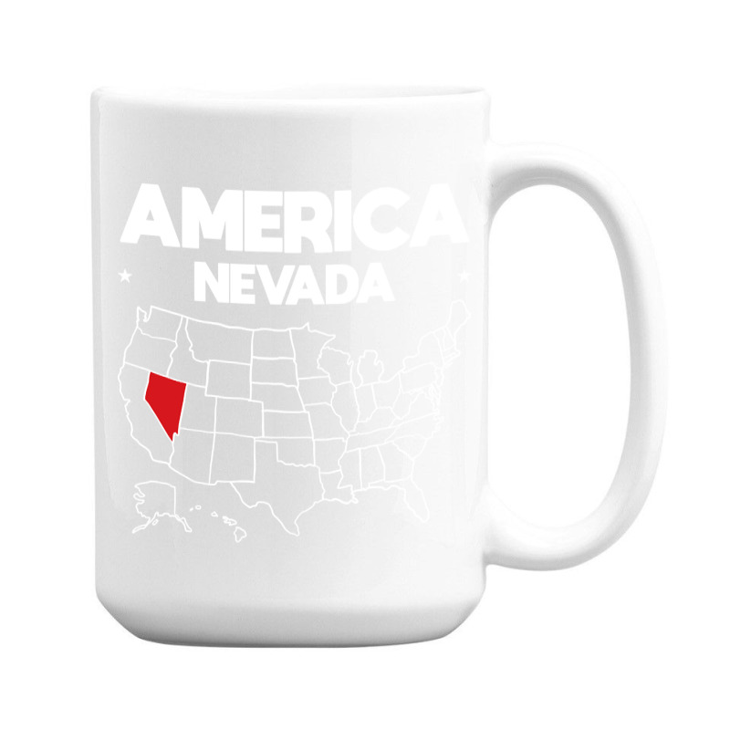 Usa Nevada, Usa Nevada Vintage, Usa Nevada Art, Usa Nevada Painting, U 15 Oz Coffee Mug | Artistshot