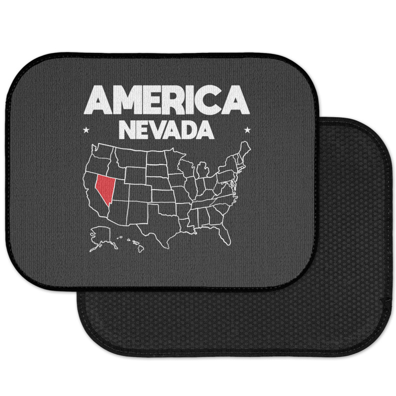 Usa Nevada, Usa Nevada Vintage, Usa Nevada Art, Usa Nevada Painting, U Rear Car Mat | Artistshot