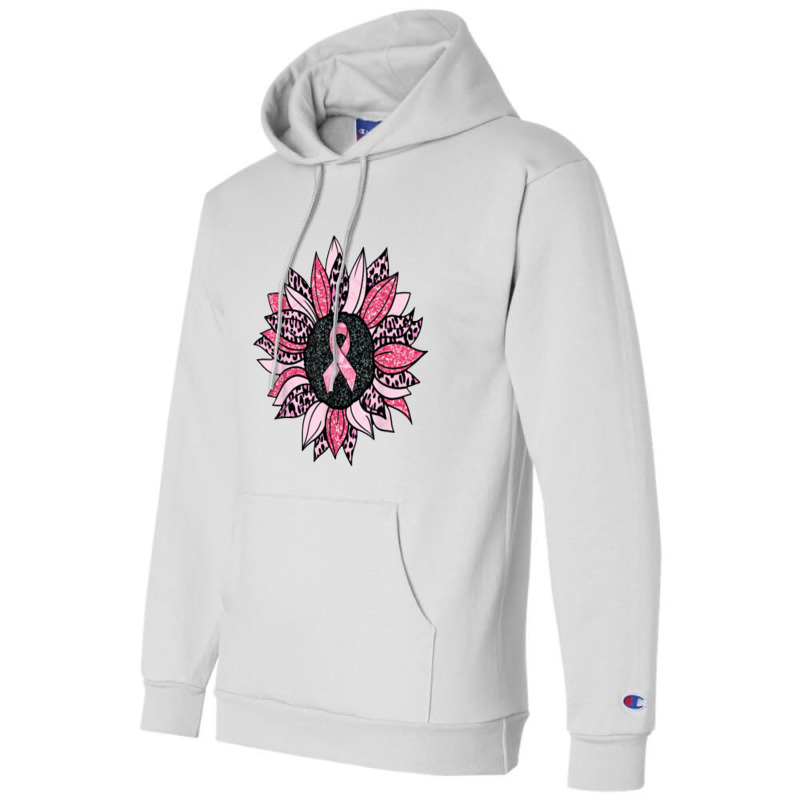 Sunflower Pink Cancer Awareness Women Warrior Champion Hoodie | Artistshot