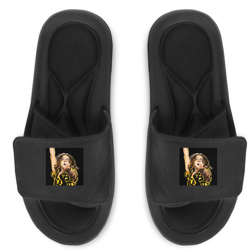 Music Retro Jaeden Lieberher Funny Gifts Boy Girl Slide Sandal | Artistshot