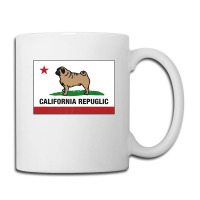 Funny Pug California Repuglic California Cali Coffee Mug | Artistshot