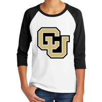 Uc Boulder Athletic Wordmark All Over Youth 3/4 Sleeve | Artistshot