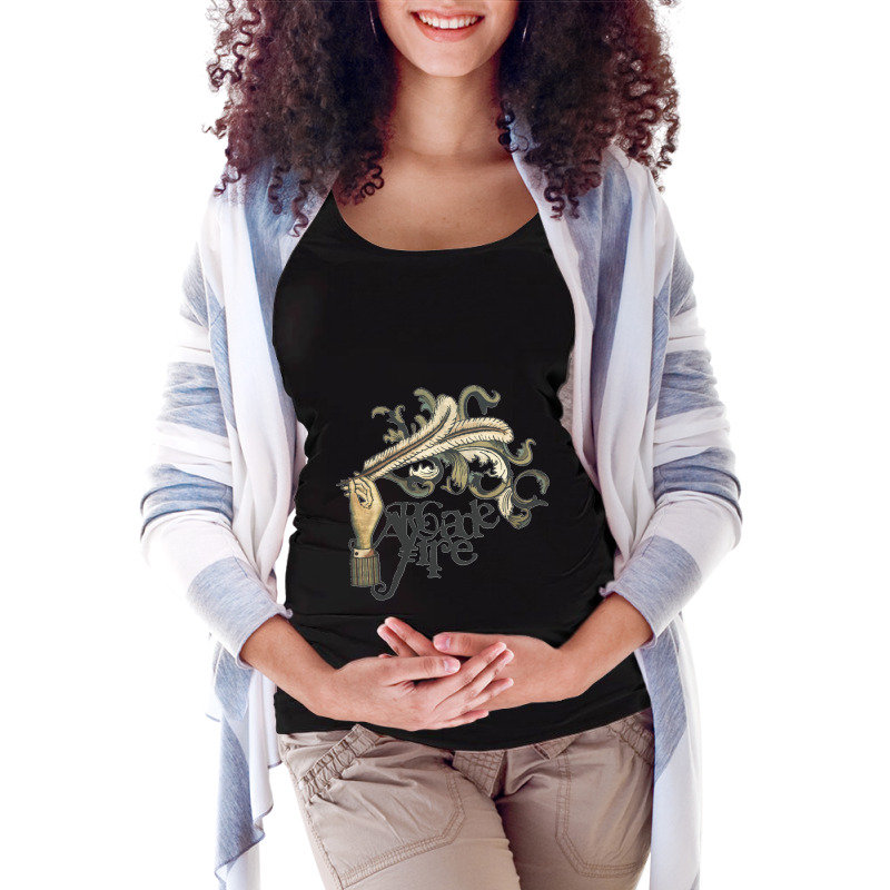 Arcade Fire Funeral Maternity Scoop Neck T-shirt by cm-arts | Artistshot