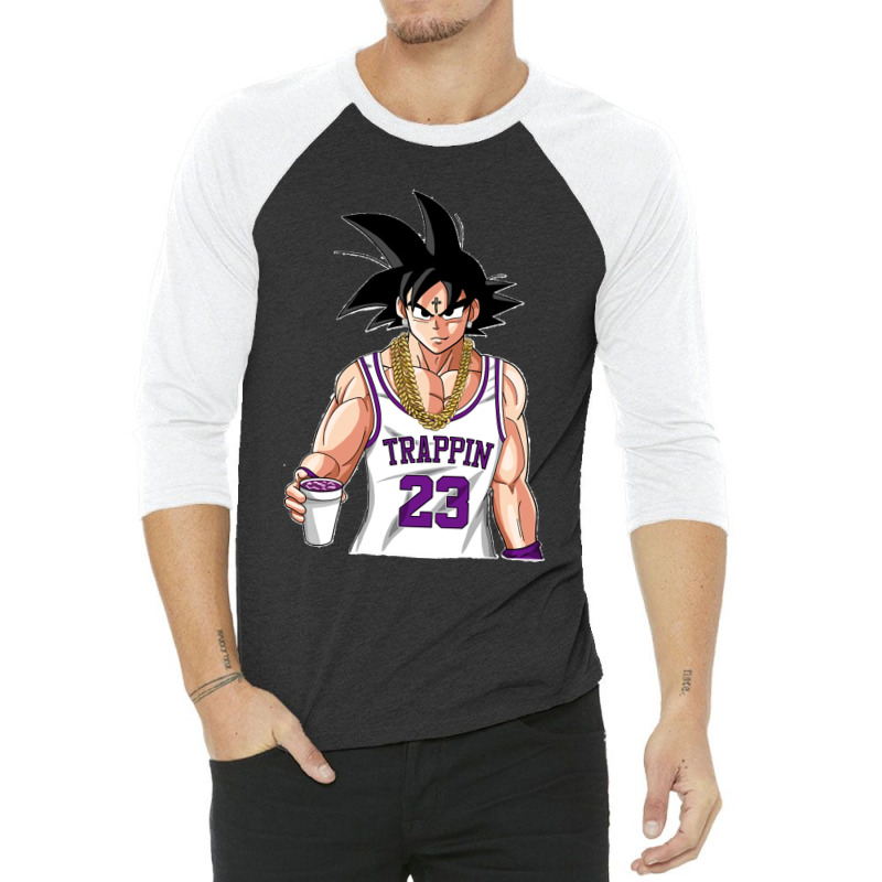 Trap Goku Classic 3/4 Sleeve Shirt | Artistshot