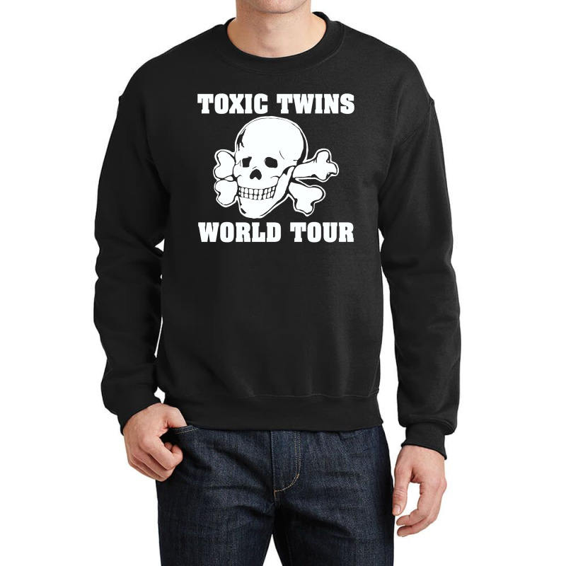 Toxic Twin World Tour Crewneck Sweatshirt | Artistshot