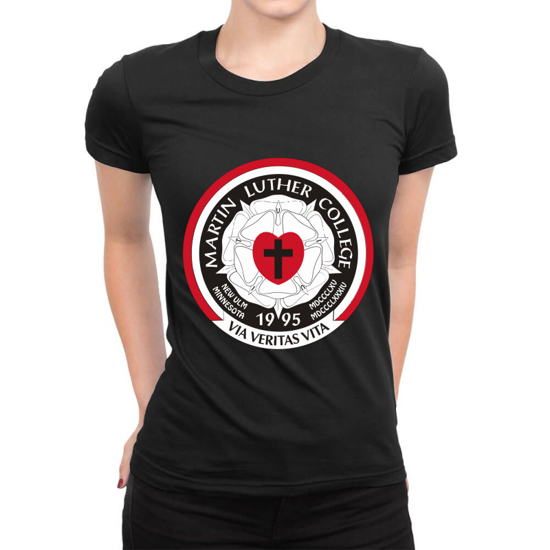 Martin Luther College Ladies Fitted T-Shirt by irosima | Artistshot