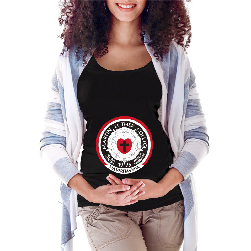 Martin Luther College Maternity Scoop Neck T-shirt by irosima | Artistshot