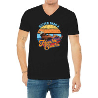 Hotter Than A Hoochie Coochie Chattahoochee Alan Jackson Vintage, Hott V-neck Tee | Artistshot