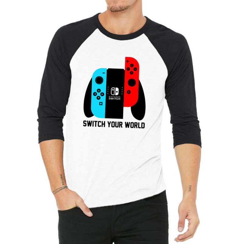 Switch Your World 3/4 Sleeve Shirt | Artistshot