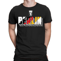 Berlin Typography Germany Flag Berlin Bear Symbol T Shirt T-shirt | Artistshot