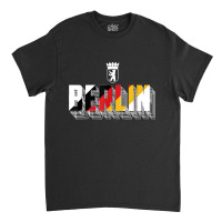 Berlin Typography Germany Flag Berlin Bear Symbol T Shirt Classic T-shirt | Artistshot