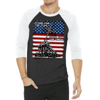 Stand For The Flag Kneel For The Cross, Stand For The Flag, Kneel For  3/4 Sleeve Shirt | Artistshot