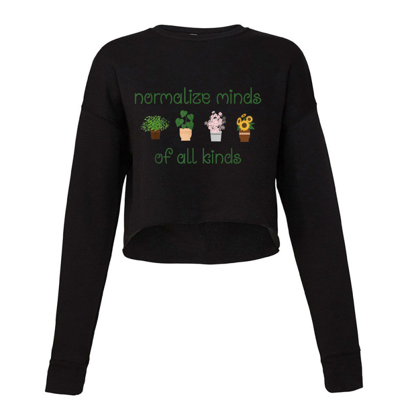 Normalize Minds Of All Kinds Video Games Character Cropped Sweater by KhalilDesign | Artistshot