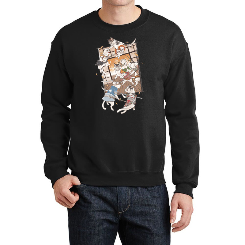 Cat Invade Chapter One, Cat Invade Chapter One Art, Cat Invade Chapter Crewneck Sweatshirt | Artistshot